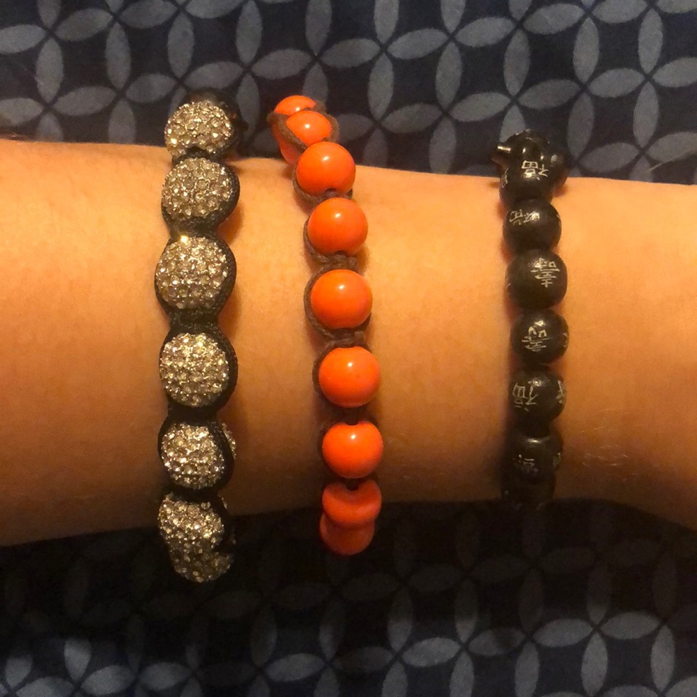 Three bracelets